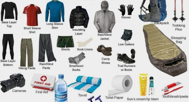 Trekking Gears Checklist for Beginners for ABC Trek