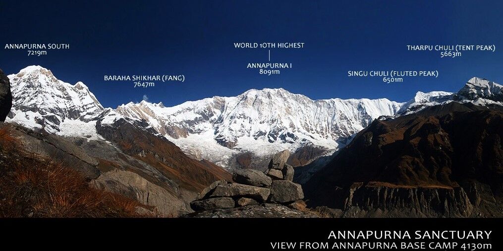 Which Peaks Can I See from Annapurna Base Camp?